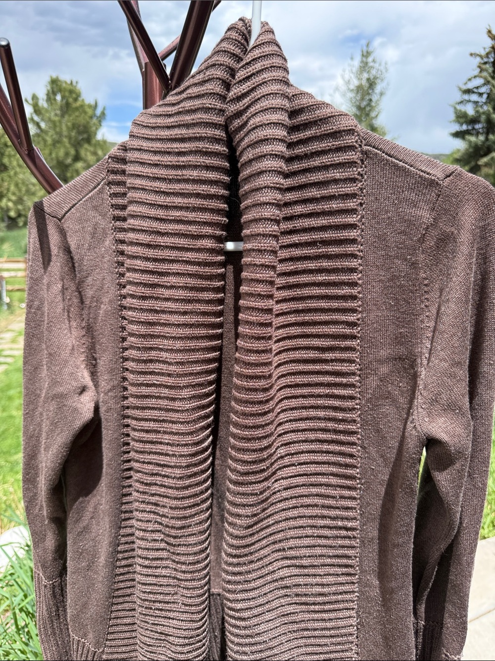 Heavy Weight Inc Knit Cardigan Sweater View 2